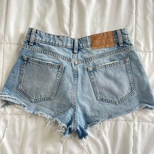 Zara Denim cutoff shorts high waist